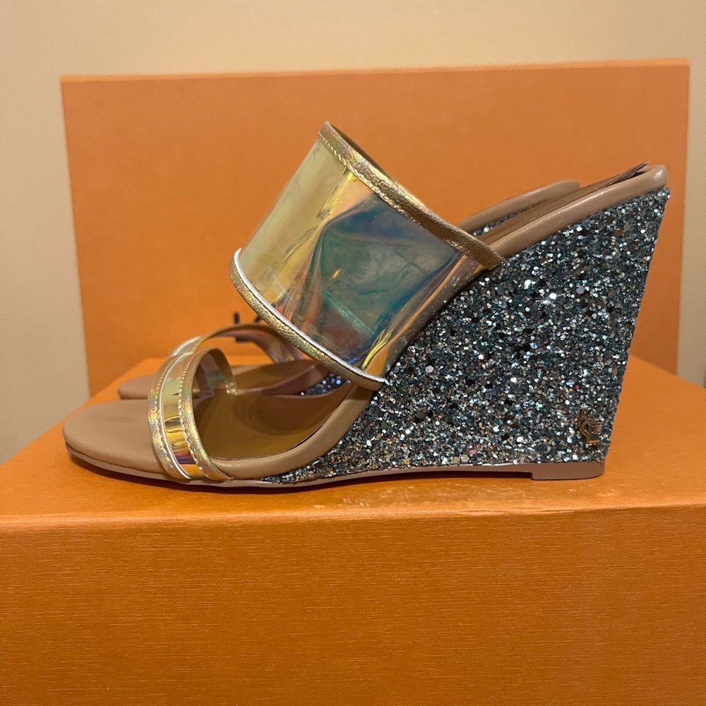 KURT GEIGER LONDON Charing Wedge Sandals - Size 6.5 (Firm Price)